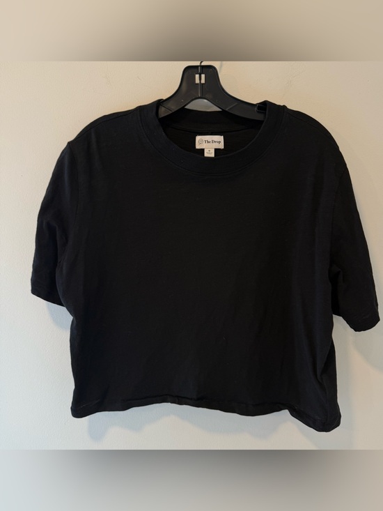 The Drop Sweaters - The Drop Sydney Black Cropped Top Size M #TheDropB2